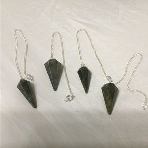 Labradorite Gemstone Pendulum